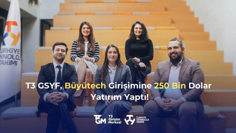 T3 Girişim Sermayesi Yatırım Fonu’ndan Büyütech’e 250 bin Dolar yatırım – Teknoloji Haberleri