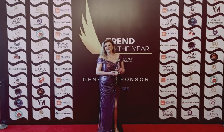 Hande Dengim Bağcıoğulları’na Azerbaycan’dan Uluslararası Dönüşüm Vizyoneri Ödülü