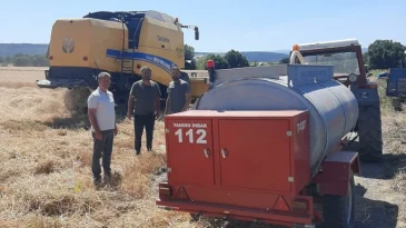 Bursalılar yangın nöbetine başladı