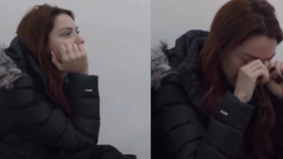 Hadise hüngür hüngür ağladı