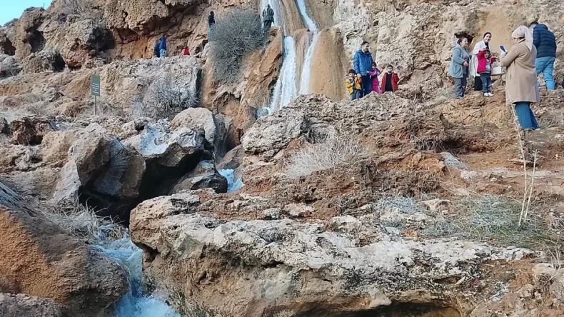 GAP Şelalesi 2 yıl aradan sonra akmaya başladı