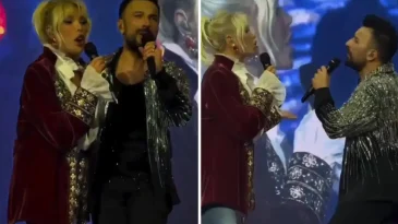 Tarkan’ın sahnesine bu sefer Ajda Pekkan çıktı