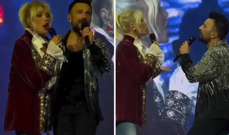 Tarkan’ın sahnesine bu sefer Ajda Pekkan çıktı