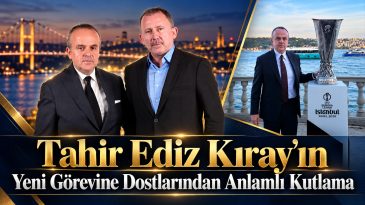 Tahir Ediz Kıray’ın Yeni Görevine Dostlarından Anlamlı Kutlama